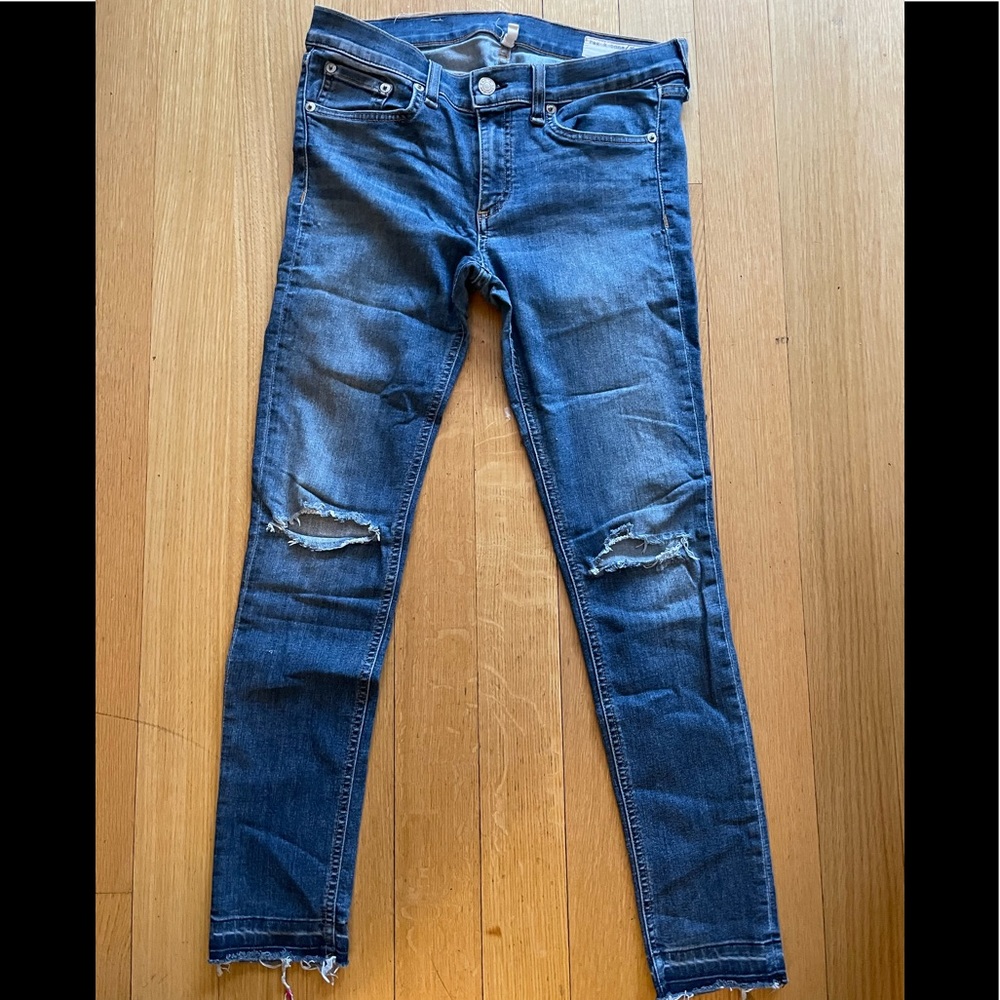 Rag & Bone Stretch Skinny Jeans - Ankle (29)